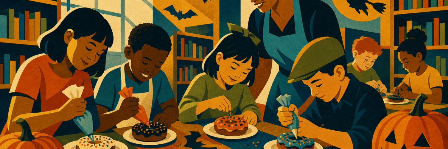 Halloween Donut Decorating hero image